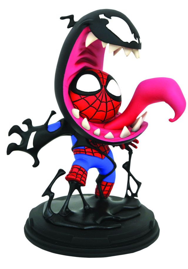 Spider-Man and Venom Marvel Animated Statue Venomized