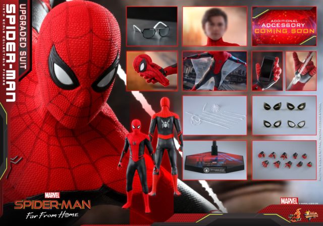 Upgraded Suit Spider-Man Hot Toys Figure and Accessories