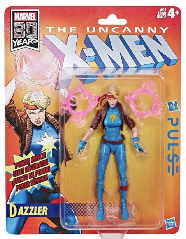 Vintage X-Men Marvel Legends Dazzler Figure Packaged