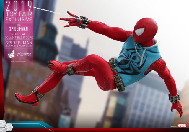 Web Shooting Scarlet Spider Hot Toys PS4 Spider-Man Figure