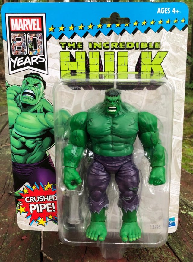 2019 San Diego Comic Con Hasbro Exclusive Marvel Legends Hulk Vintage Packaging