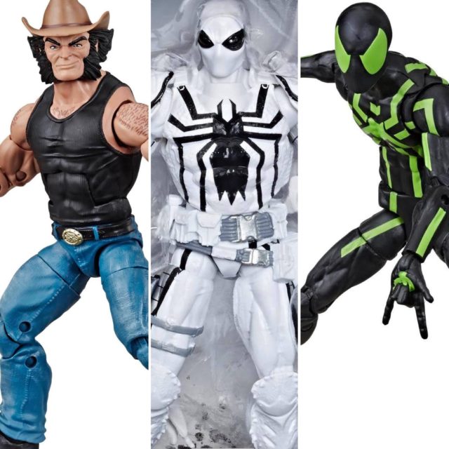 80 Years Marvel Legends Spider-Man Anti-Venom Cowboy Wolverine