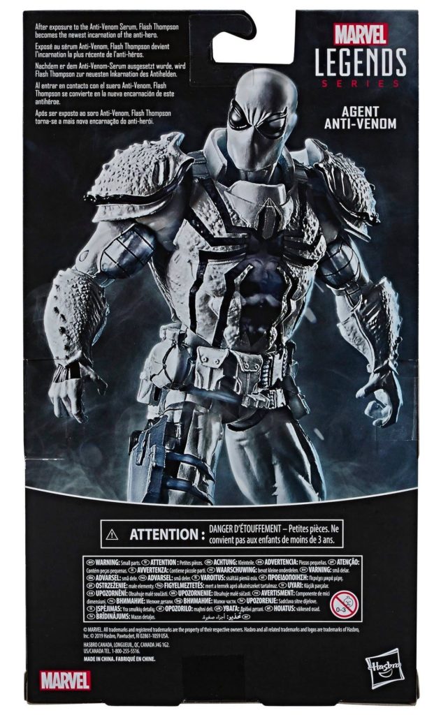 Anti-Venom Marvel Legends Box Back