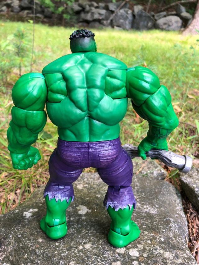 Back of 80th Anniversary Marvel Legends Hulk SDCC Variant Action Figure