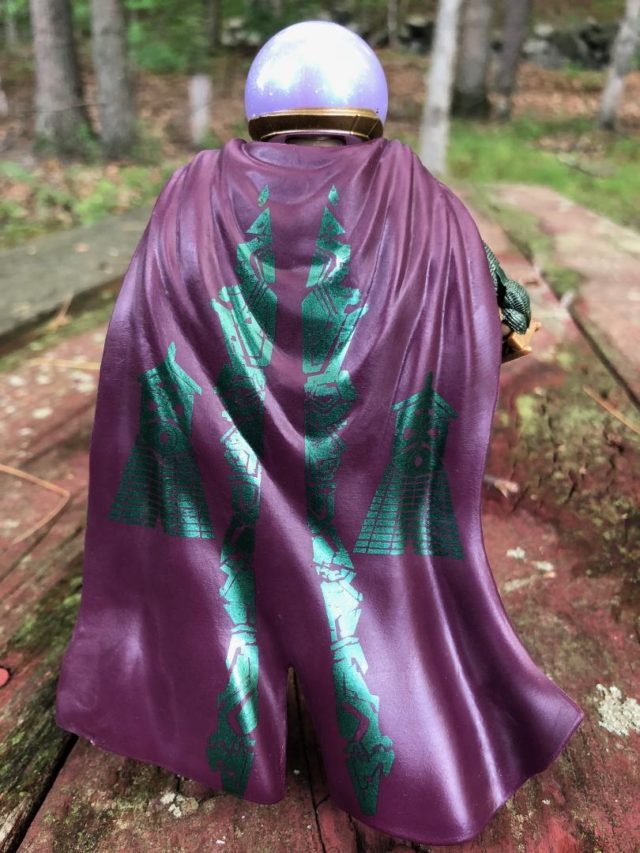 Back of Cape Detail on Mysterio Hasbro Marvel Legends MCU Figure