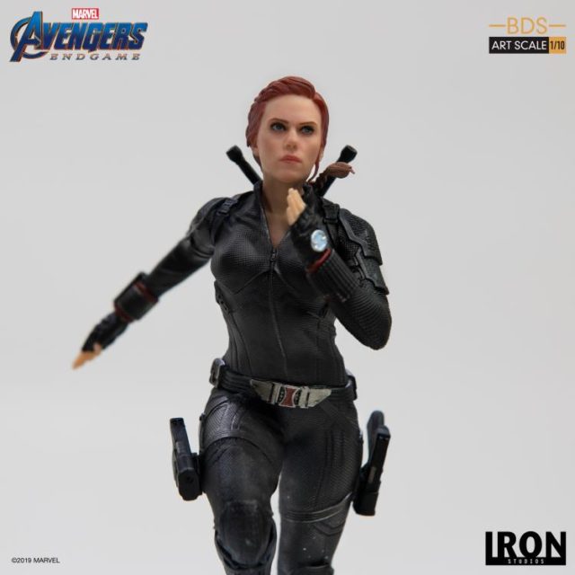 Close-Up of Avengers Endgame Iron Studios BDS Black Widow