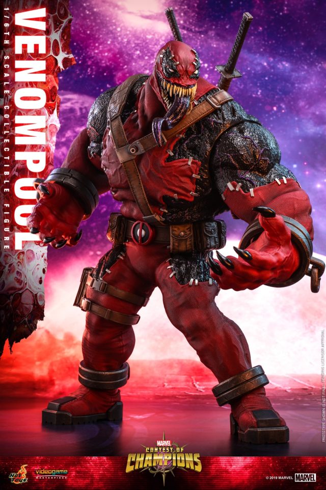 Hot Toys Deadpool Venom Venompool Sixth Scale Figure