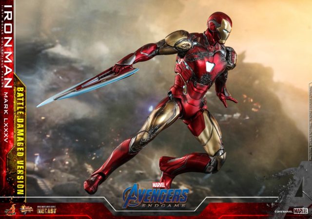 Hot Toys Iron Man Battle Damaged LXXXV Energy Sword