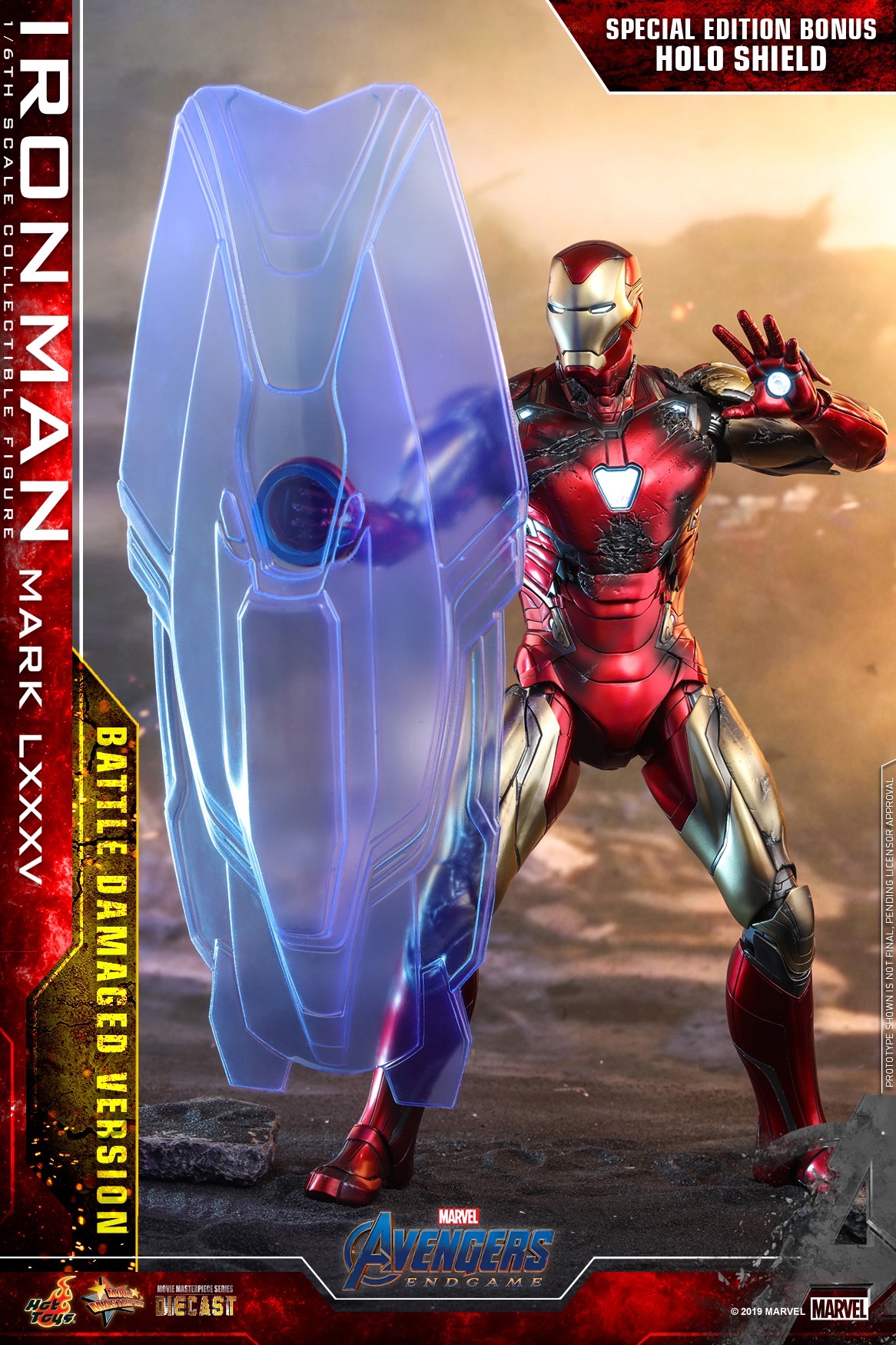 Hot Toys Battle Damaged Iron Man Mark 