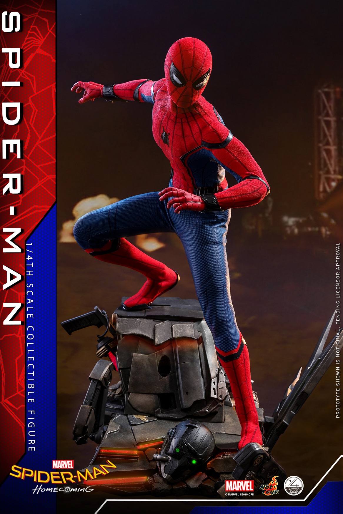 Hot Toys Quarter Scale SpiderMan Figure Up for Order