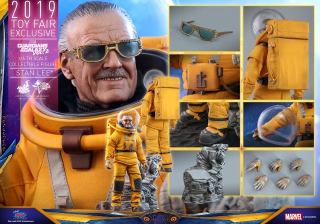 Hot Toys Stan Lee 2019 Toy Fair Exclusive 12 Inch Figure and Accessoried