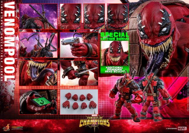 Hot Toys Venompool Figure and Accessories