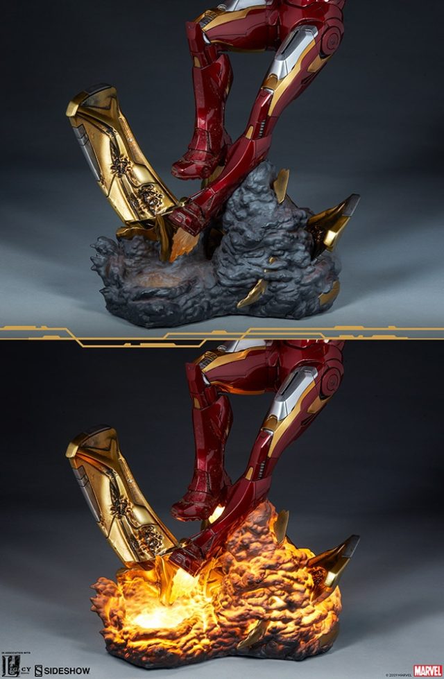 Light-Up Base for Sideshow Iron Man Mark 7 Statue