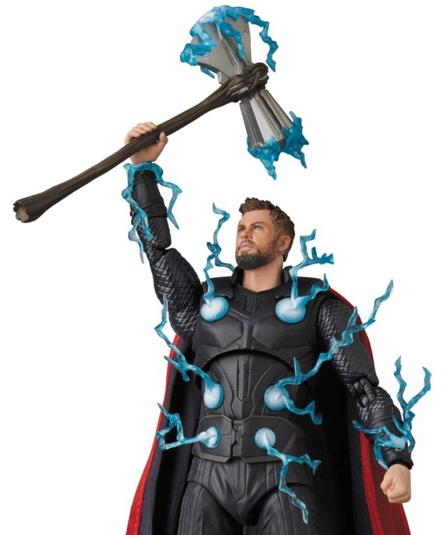 MAFEX Avengers Infinity War Thor Figure Holding Stormbreaker