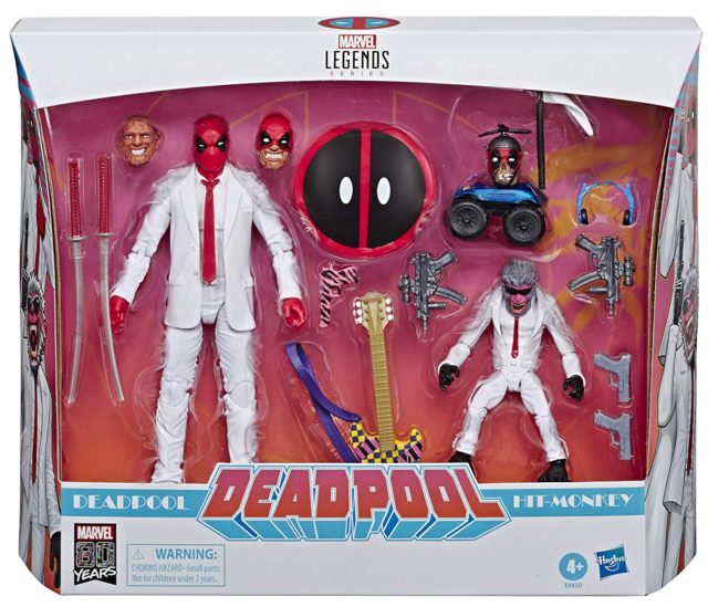 Marvel Legends 80th Anniversary Deadpool and Hit-Monkey Set Packaged