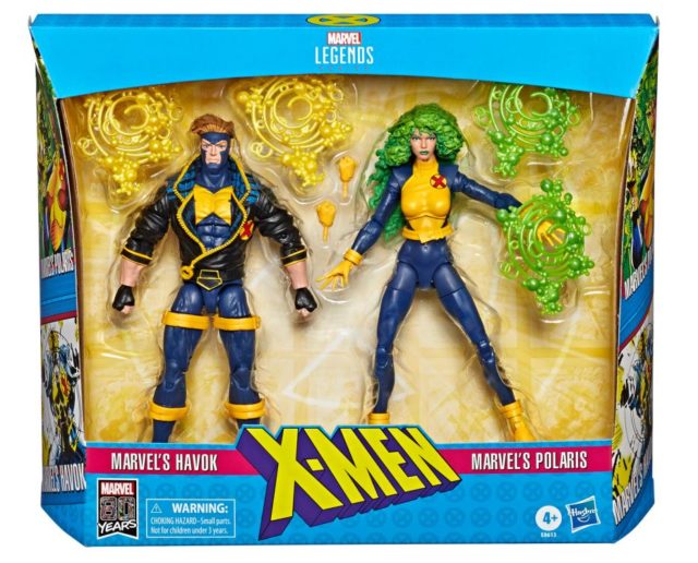 Marvel Legends Havok Polaris Two Pack in Box