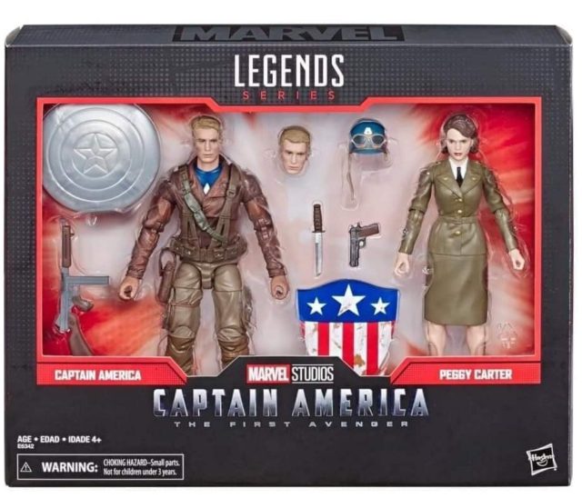 Marvel Legends Peggy Carter Captain America Set Box