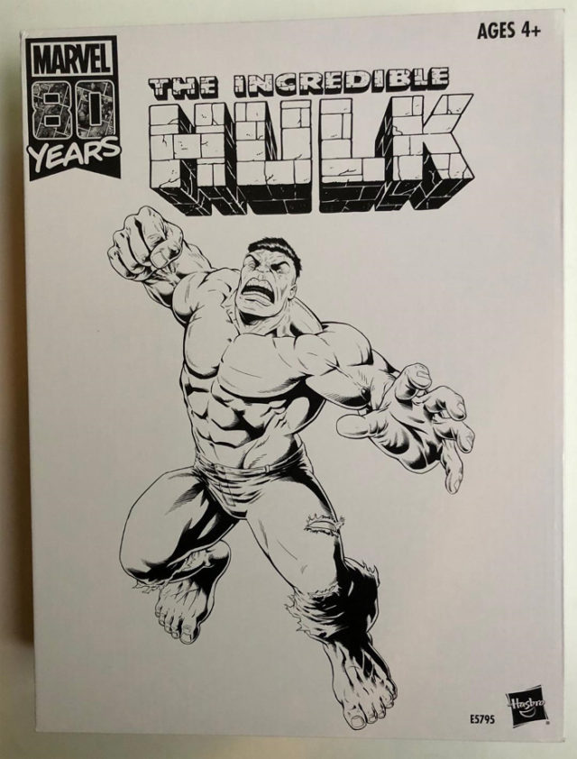Outer Box for Comic Con 2019 Exclusive Hulk Vintage Legends Figure