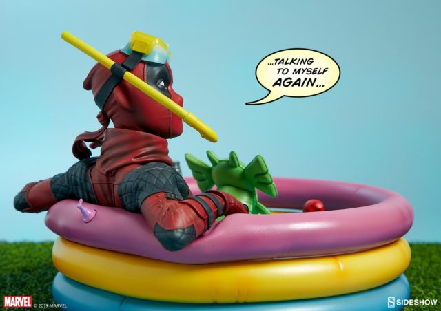 Side View of Kidpool Sideshow Collectibles Premium Format Figure