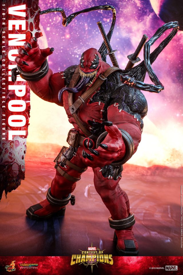 Hot Toys Venompool Figure Photos And Order Info Venom Deadpool Marvel Toy News