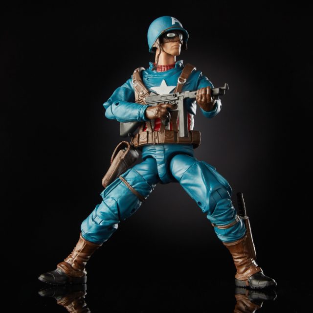 Ultimate Riders Marvel Legends Captain America with Machine Gun