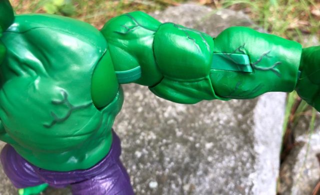 Veins on Arms of SDCC 2019 Hulk Marvel Legends Figure