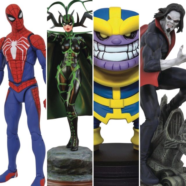 Diamond Select Toys July 2019 Solicitations Hela Thanos Morbius PS4 Spider-Man