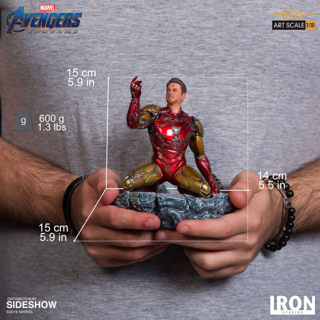 Avengers Endgame Iron Man Snapping Statue Iron Studios