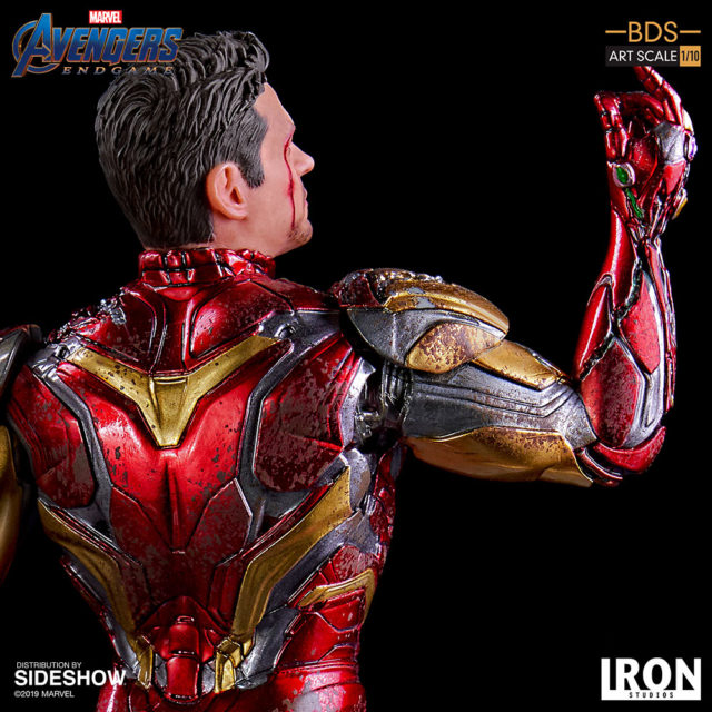 Battle Damaged Iron Man Mark 85 Endgame Iron Studios Statue