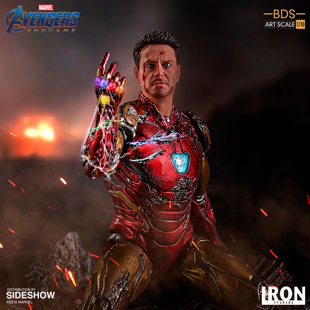 iron man endgame statue