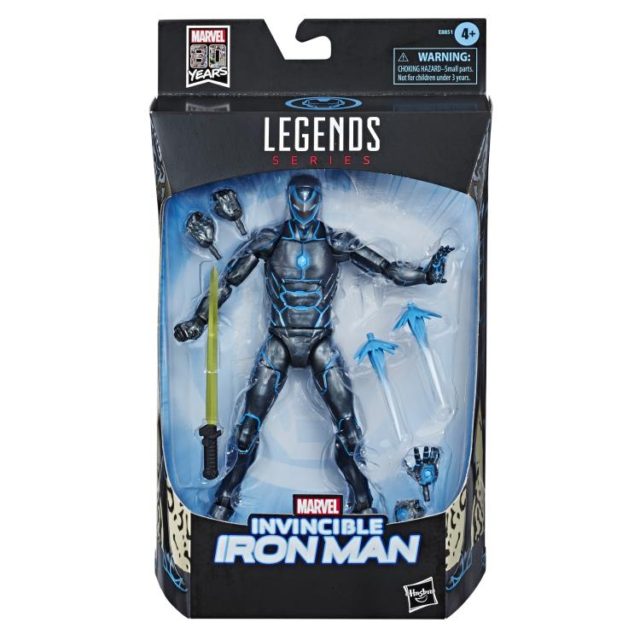 Marvel Legends 80th Anniversary Stealth Invincible Iron Man Packaged