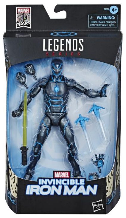 Marvel Legends 80th Anniversary Stealth Invincible Iron Man Packaged