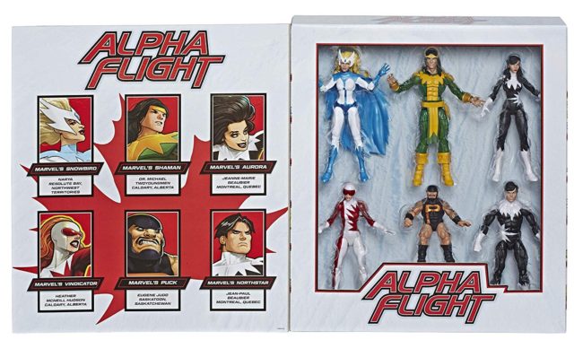 Marvel Legends Alpha Flight Box Set Figures Packaged