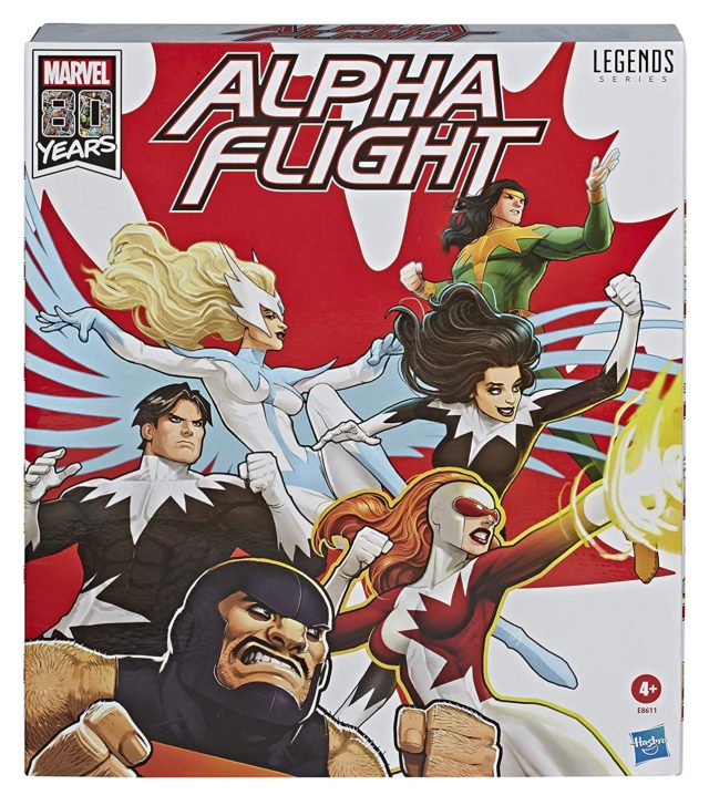 Marvel Legends Alpha Flight Exclusive Box Set Cover