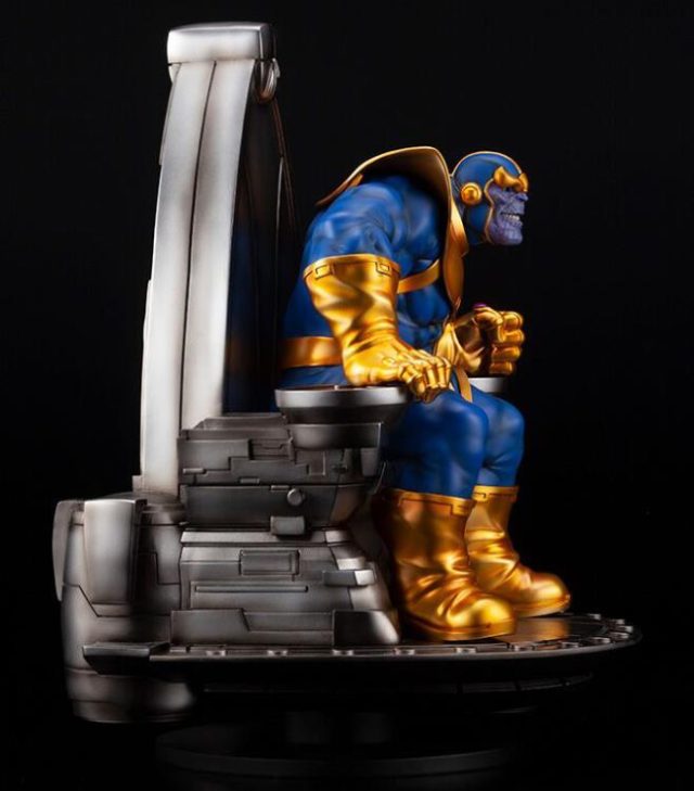 Side View of Kotobukiya Thanos Throne Statue