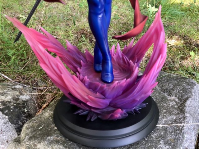 Close-Up of Psychic Energy Base for Psylocke Sideshow 1:4 PFF