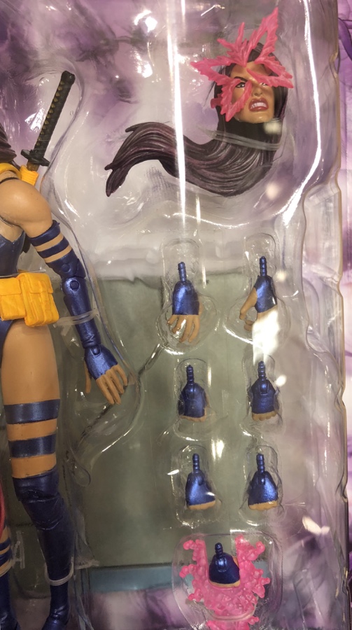 Psylocke Marvel Select Action Figure Accessories