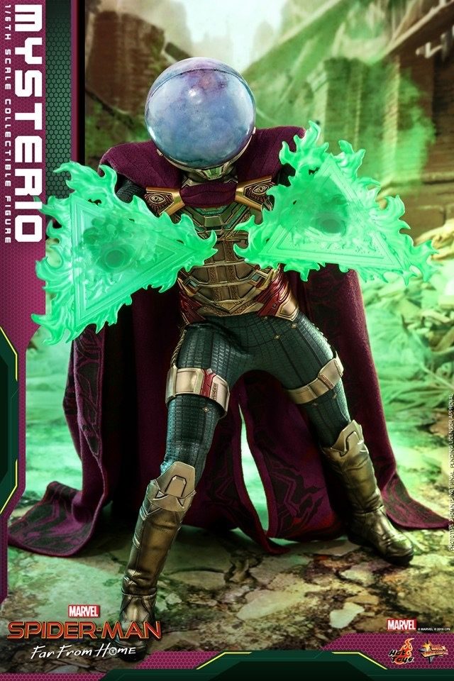 Hot Toys Mysterio Figure Illusion Effects Pieces on Hands