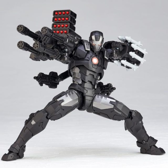 Kaiyodo War Machine Revoltech Figure with Cannons and Missiles