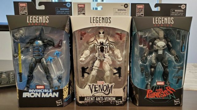 Marvel Legends Stealth Iron Man Punisher War Machine Agent Anti-Venom Released