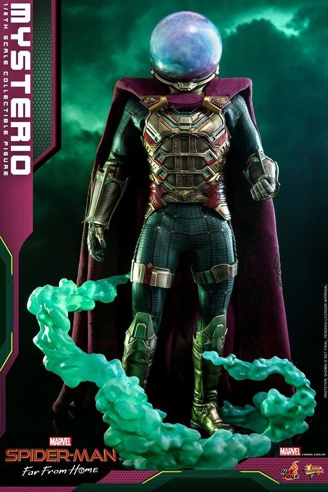 Mysterio Hot Toys Figure with Smoke Effect Base