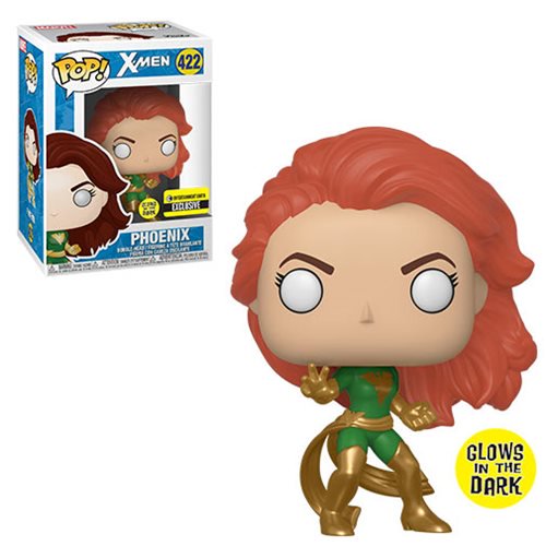 POP Marvel 422 Green Phoenix Exclusive Variant Glam with Box