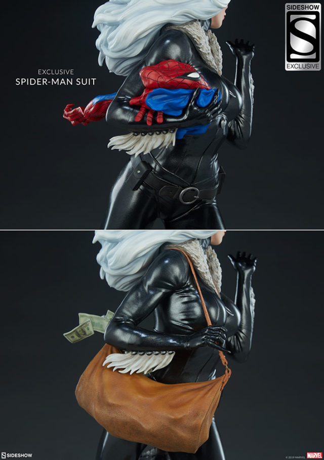 Sideshow Exclusive Black Cat Spider-Man Suit Arm Mark Brooks