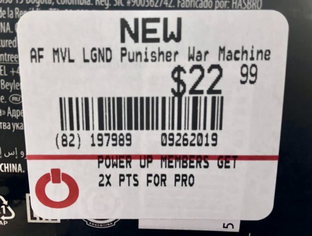 War Machine Punisher Marvel Legends UPC