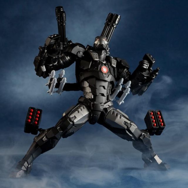 War Machine Revoltech Figures with Missiles