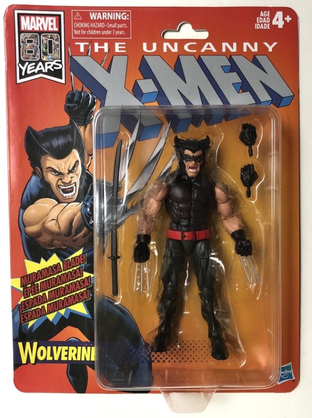 Hasbro X-Men Legends Vintage Series Wolverine Packaged