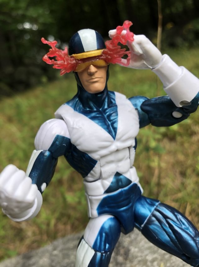 Close-Up of Marvel Legends Vintage X-Men Cyclops 6" Figure