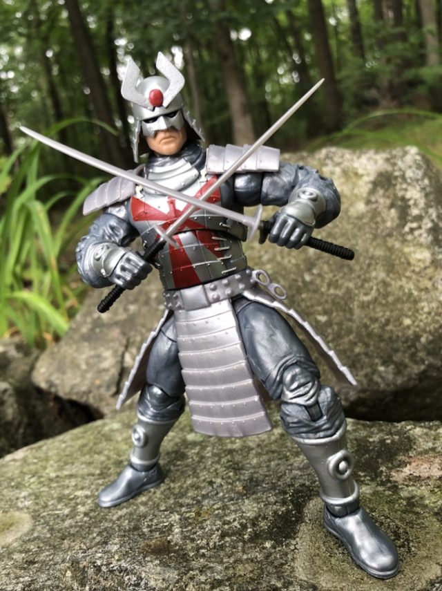 Hasbro Silver Samurai Marvel Legends Action Figure with Swords Crossed