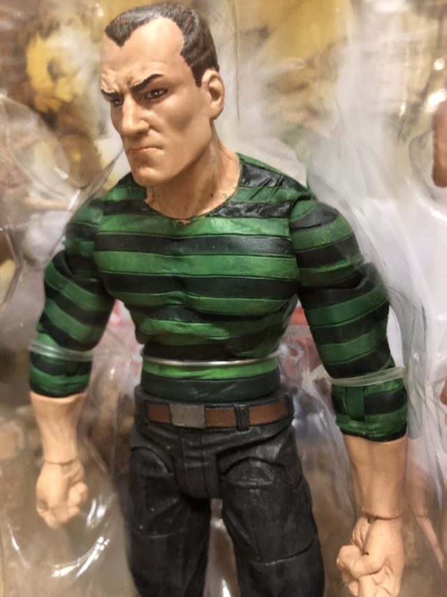 Close-Up of Marvel Select Sandman Action Figure
