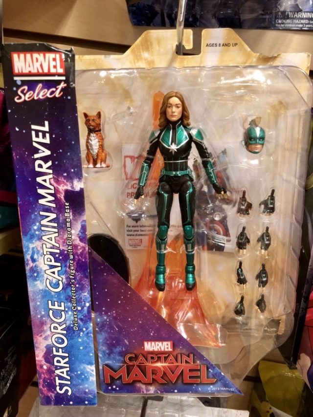 Marvel Select Starforce Captain Marvel Figure Packaged